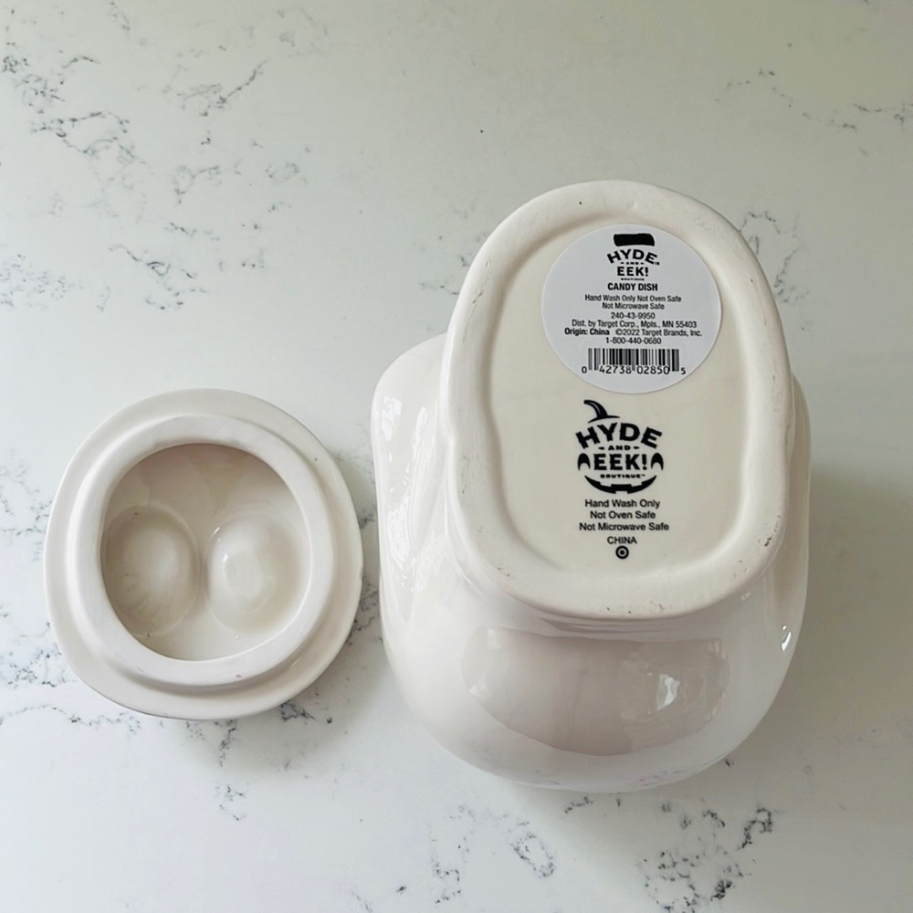 Target by Hyde & EEK Ceramic Skull Halloween Candy Jar - Picture 9 of 16
